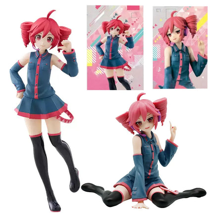 Original Utau Kasane Teto Premium Chokonose Action Figure PVC Model Collection Anime Figurine Birthday Gift