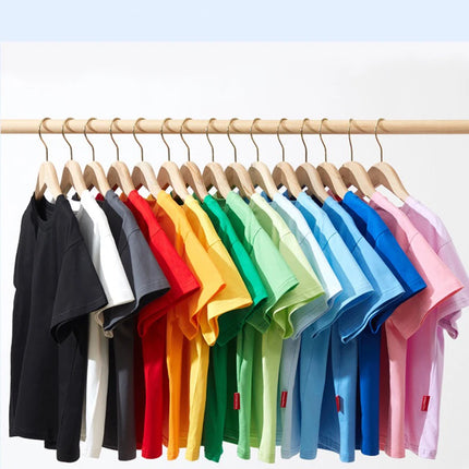 1pcs Summer Pure Cotton Boys Girl Solid Color Tees Fashion Top Childrens Short Sleeve Clothes T-shirts Child Loose Casual Tshirt
