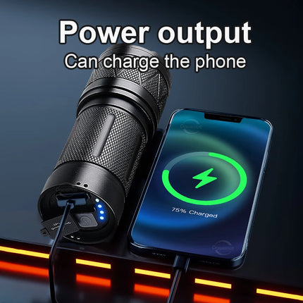 2026 NEW LED Handheld Flashlight Ultra-Bright 780000000LM 15000mAh USB Rechargeable High Strong Power Led Tactical Lantern