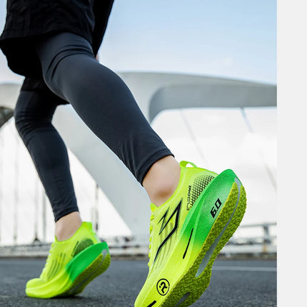 Sports Running Shoes Marathon Men Carbon Board Breathable Lightweight Women Comfortable Athletic Casual Sneakers Outdoor New