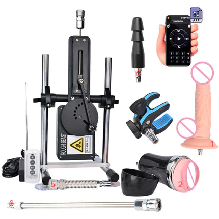 ROUGH BEAST 360° Mute APP Control Sex Machine for Women Love Machine With Vac-u-Lock Dildo Attachments Pumping Gun Sex Toy 70W