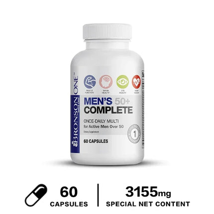 Multivitamin for men over 50 years old, natural high-quality formula, health supplement