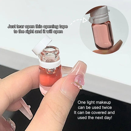 7/40 Capsules of Mild and Non Irritating Makeup Remover Moisturizing Deep Cleansing Travel Portable Single Makeup Remover Oil