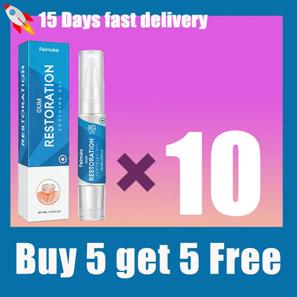 Damaged Gum Repair Care Gel Gum Pain Sensitivity Relief,Deep Cleaning Teeth Stain Tartar Remover,Anti-Cavity Daily Oral Care Gel