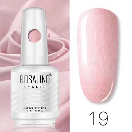 ROSALIND 15ml Nail Gel Polish Macaron Hybrid Varnish Semi Permanent Nail Art Design Soak Off Top Base Coat Esmalte UV Gel Nail