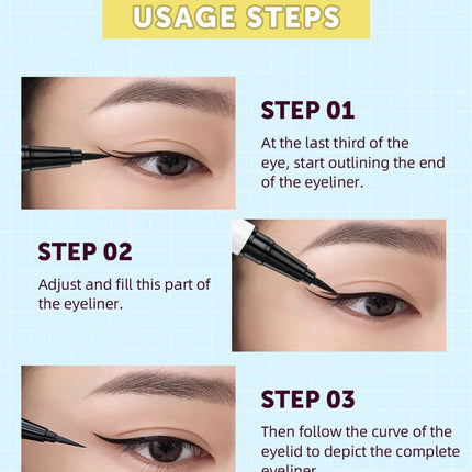 1Pc Quickily Drying Colorful Eyeliners Pencil Eyes Cosmetics Matte Liquid Eyeliners Waterproof Lasting White Sweatproof  Make Up