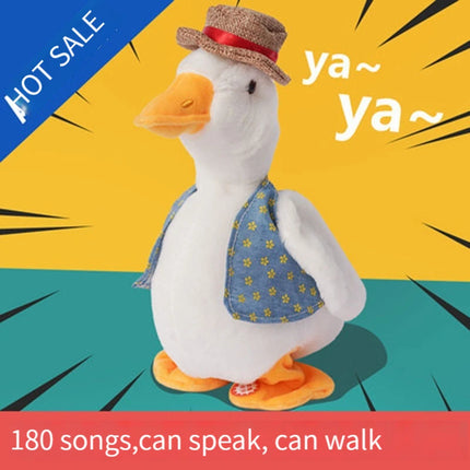 Repeating Duck Lovely Talking Duck Musical Stuffed Plush Doll Plush Toy Stress Relief Fun Gift for Friends