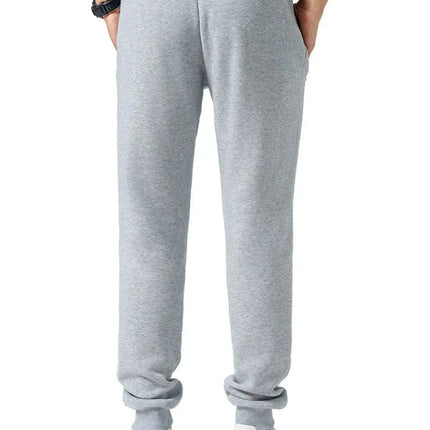 Latest Fashionable Men's Dragon Print Comfortable Fleece Natural Color Drawstring Waist Versatile Sports Pants