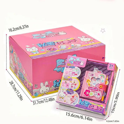 85AE Toddler Secret Diary Toy Notebook Craft Activity Notebook for Kids Expression
