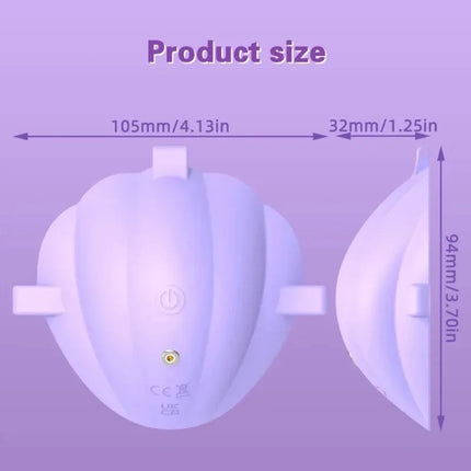 Wearable Nipple Vibrator Women's Intimate Toy Breast Massager APP-Controlled Female Masturbator Nipple Stickers Adult Sex Toys
