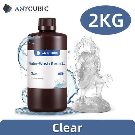 ANYCUBIC Water-Wash Resin For 3D Printer 405nm UV Resin Washable 3D Printer Resin For DLP LCD 3D Printing Material