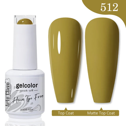 Arte Clavo Hema Free TPO Free Nail Gel Polish Nail Supplies Vernis Semi Permanent Nail Art Manicure Soak Off UV Gel Nail Varnish