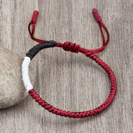 Handmade Countries Flag Color Bracelet Green White Red Rope Italy Mexico Ireland Bangles Adjustable Size Bracelets Couple Gift