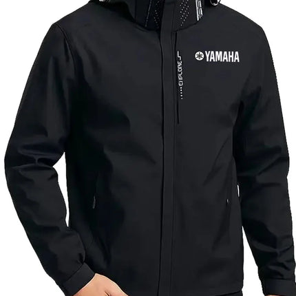2026 Yamaha NEW Off-road Motorcycle Waterproof Jacket Men's And Women's Yamaha Logo  Outdoor Sports Hooded Zipper Jackets Coat