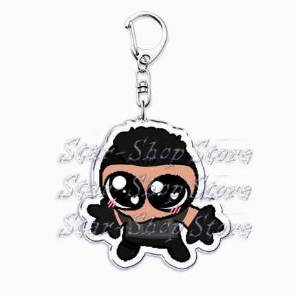 Hot Military Game Ghost Chibis Keychains for Accessories Cod Soldier Soap Simon Riley Keyring Jewelry Fans Friends Gaming Gifts