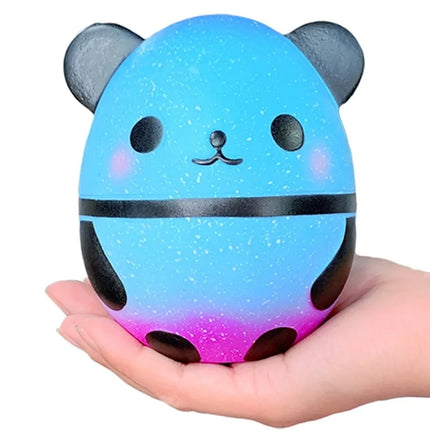 Squishy Blue Dream Starry Sky Unicorn Dog Panda Squeeze Stress Relief Toy Set，Slow Rising Soft Fidget Toys for Kids Girl Gift