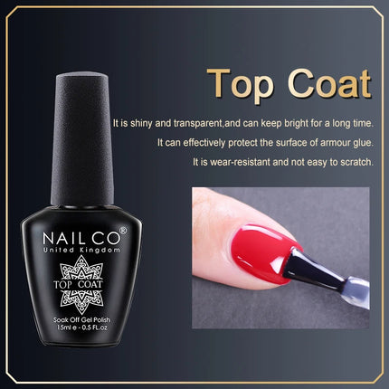 NAILCO Gel Nail Polish 15ml Hema TPO Free Nail Art Vernis Semi Permanent UV Gel Polish Nail Manicure Nail Varnish Ongle Top Coat