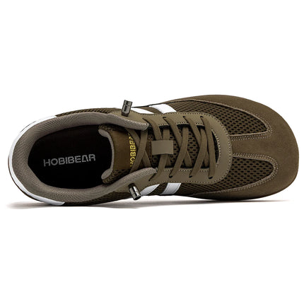 HOBIBEAR Women Men Wide Width Mesh Shoes Adjustable Slip On Sneakers Casual  Retro Walking Shoes for Unisex