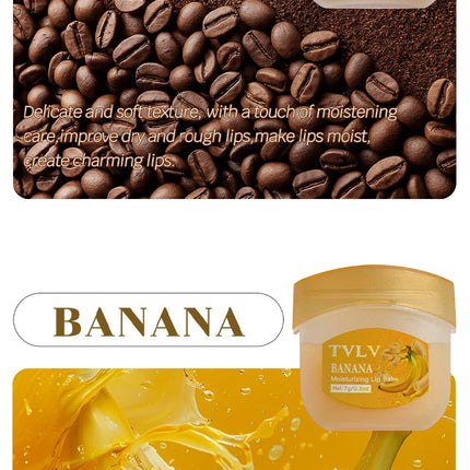 8 Fruit Lip Balm Set with Spoon Lip Care Autumn and Winter Moisturizing Lip Mask Set