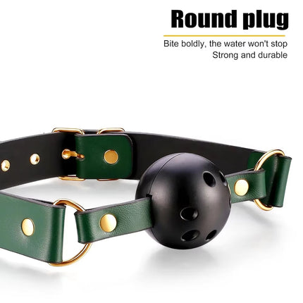 Erotic Bed Bondage Kits Slave Restraint Bondage Set Genuine leather Collar Mouth Gag Whips Handcuffs Adult Sex Toys For Couples