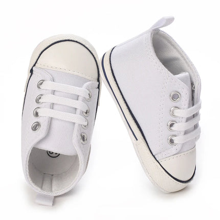 0-18 Months Newborn Baby Shoes Classic Fashion Casual Sports Shoes for Boys and Girls Non slip Soft Sole Walking Shoes