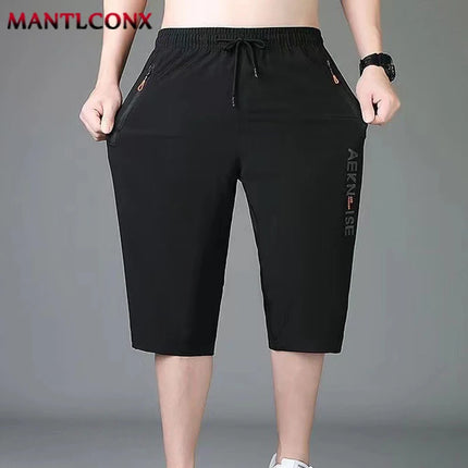 Summer New Loose Shorts Men Breathable Quick Dry Elastic Waist Board Short Pants Fashion Jogging Men Shorts Running Gym Fitness