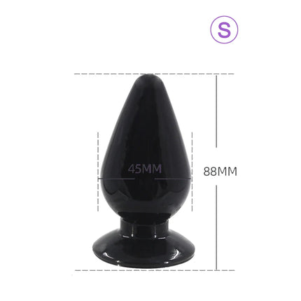Big Anal Beads 7.5cm Soft Prostate Massager Anal Plug Huge Size Anus Stimulator ButtPlugs Erotic Sex Toys For Man Woman Shop