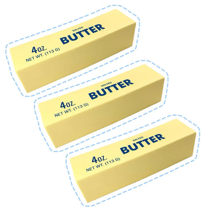 Soft Butter Sticks Soft And Yellow 4 Ounces 1 Piece Of Cream-Flavored Model For Play And Sensory Entertainment Perfect Model