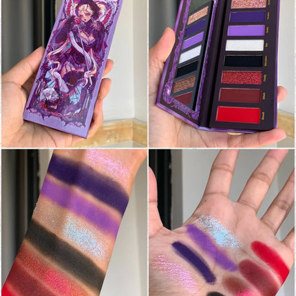 Narimi 10 Color Highly Pigmented Eyeshadow Palette Matte Shimmer Easy Halo-dye Eye Shadow Long Lasting Natural Colors Eye Makeup