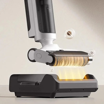 XIAOMI MIJIA Wireless Anti-tangle Floor Washer 4C Wet And Dry Vacuum Cleaner For Home Self Cleaning Crawler Roller Brush Mopping