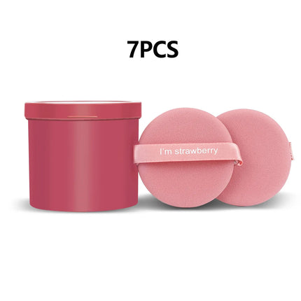 Single air cushion puff with canister powder puff set a box of 7 packs do not eat powder convenient storage beauty tools