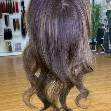 5.5*6.5 inch Size MONO Lace Toppers European Raw Hair Women Toupee Invisible Free Part Hair Toppers Hair Extension