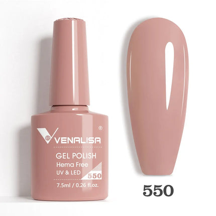 7.5ml Venalisa TPO FREE HEMA FREE Gorgeous Color Nail Gel Polish Long Wear Soak Off UV LED Gel Varnish Nail Manicure Gel Varnish