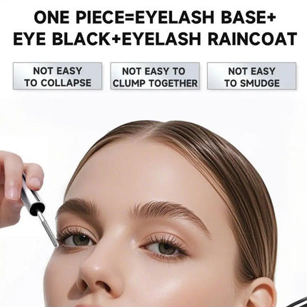 Iron Wand Mascara Beauty Makeup Curling Black Lash Eyelash Extension Waterproof Liquid Volume Mascara Long-wearing Cosmetic