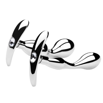 Stainless Steel Prostate Massager – Smooth Anal Plug, G-Spot Stimulator for Men, Women & Adults, Premium Sex Shop Sensual Toy