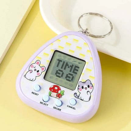 1PC Electronic Virtual Pet Toy, Original Digital Animal Game Machine with Pixel Screen, Nostalgic Tamagotchi Style Toys for Kids