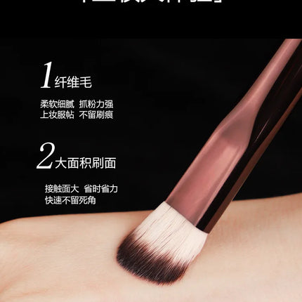 1 piece Angled Concealer Makeup brushes Middle Eyeshadow Make up brush basic Professional Cosmetic tool metal handle