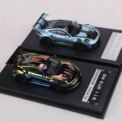 MJ 1:64  911 GT3 RS Die-cast alloy simulation car model toy