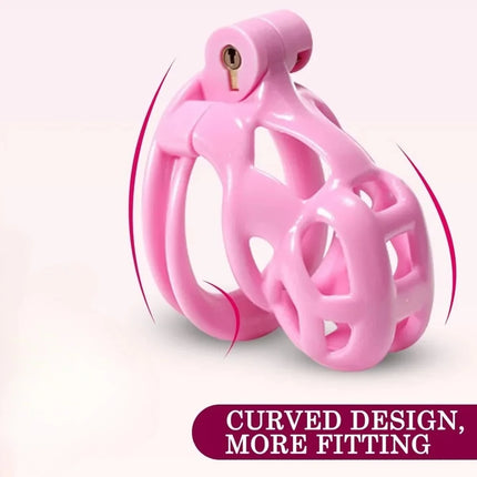 6.0 3D Printing Chastity Cage Curve Rings Fidelity Cage Extreme Micro Cock Cage Hentai Invisible Sex Toy for Male SM Sex Game