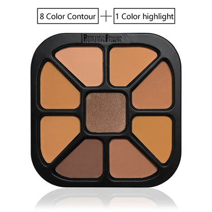 9 Colors Finishing Powder Palette Matte Natural Highlighting Fixing Waterproof Sweatproof Concealer Makeup Cosmetics For Women