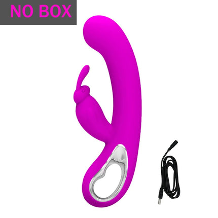 2 in1 Rabbit Dildos Vibrator for Women Vagina Massager Nipple Clitoris Stimulator Female Masturbation Vibrating Adult Sex Toy 18