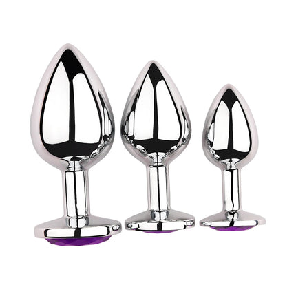 Metal Anal Plug Beginner To Expert 5 Size Butt Plug Dildos Adult Toys Tail Female/Male Prostate Massager Couples Adults Game