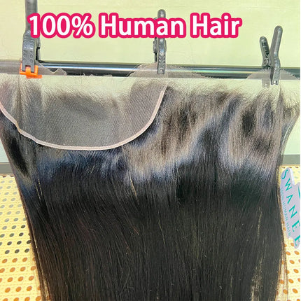 13x4 5x5 Light Yaki Straight HD Lace Frontal Ear To Ear Pre Plucked Swiss Transparent Yaki 2x6 Closure Raw Human Hair For Women