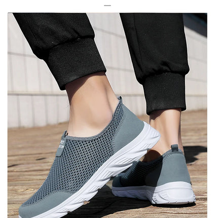 YRZL New Running Shoes for Men Breathable Sports Shoes Light Weight Fashion Summer Breathable Sneakers for Men Plus Size 39-46