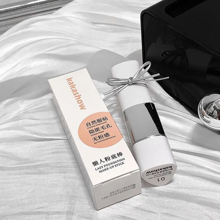 Natural Matte Double Head Foundation Make-up Stick High Coverage Pore Invisible Makeup Foundation Stick Long Lasting Make-up