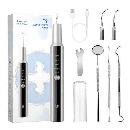 CURVY MOON T9 Ultrasonic Electric Scaler Tooth Cleaner Calculus Plaque Tooth Stains Remover Oral Care Homeuse Oral Care