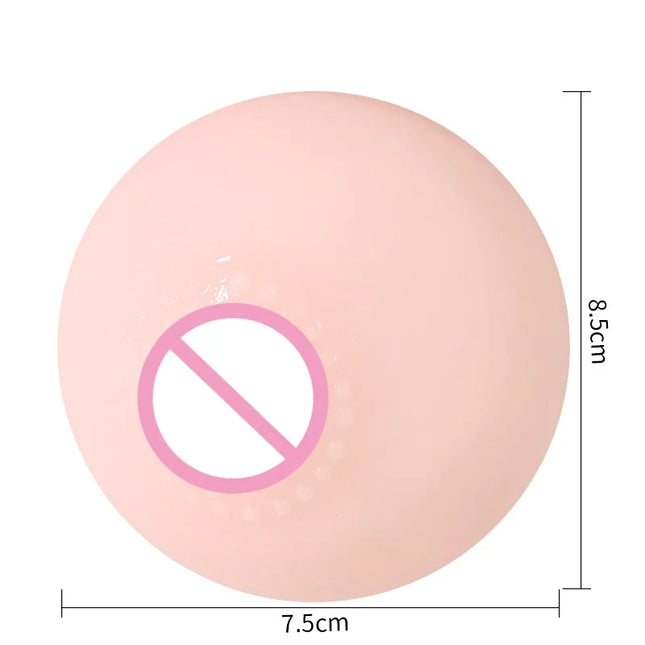 Siliconen Kunstmatige Borsten mannen Masturbatie Seksspeeltjes Realistische Zachte Borst Vagina voor Volwassen Man Sexy Borsten