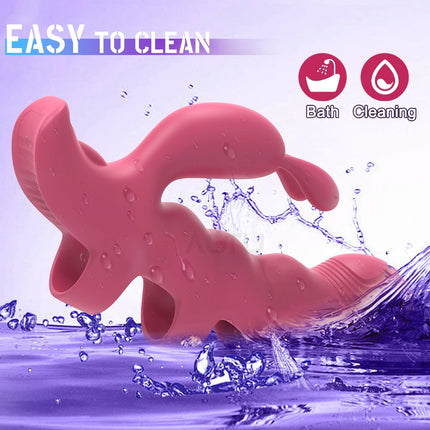 Finger Vibrator for Women Vagina Vibrator Rabbit Clitoris Nipples Stimulator Female Masturbator Interaction Sex Toy for Couples
