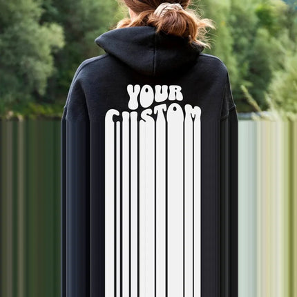 Customized Hoodie Personalized Printed Add Your Own Custom Texts Images Hoodie for Women Men Long-sleeved Hoody Spring