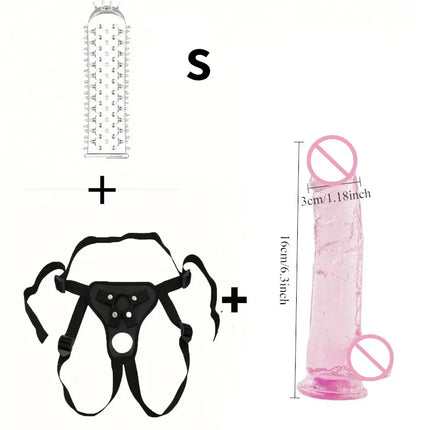 G Spot Stimulator Wearable Strap on Penis for Lesbian Adult Standard Size Panties Strap on Dildo Pants Strap Sex Toys for Women